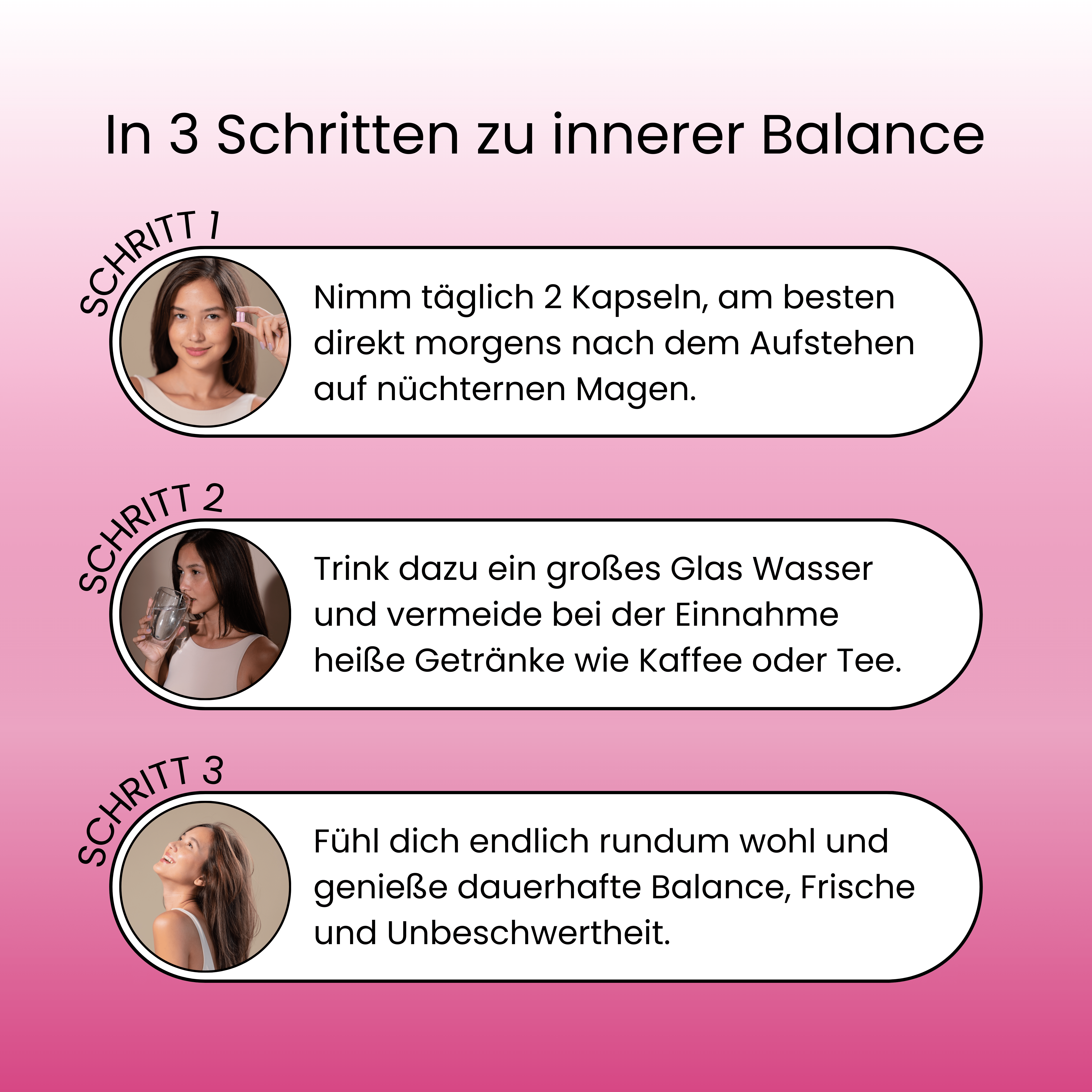In 3 Schritten zu innerer Balance